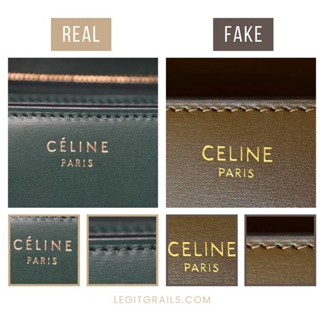 how to spot a fake celine triomphe bag|How to Authenticate Céline Bags .